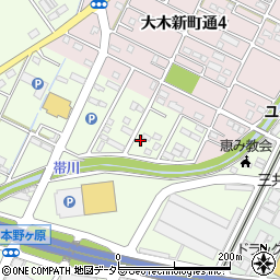 愛知県豊川市本野ケ原4丁目92周辺の地図