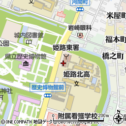姫路東消防署周辺の地図