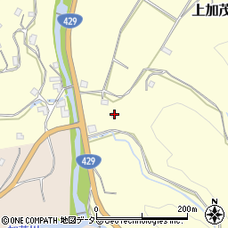 岡山県加賀郡吉備中央町上加茂1890周辺の地図