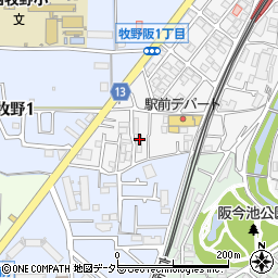 藤嘉荘周辺の地図
