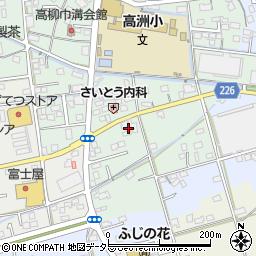 静岡県藤枝市高柳1263周辺の地図