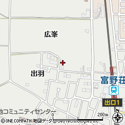 京都府城陽市枇杷庄広峯39周辺の地図