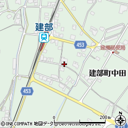 岡山県岡山市北区建部町中田547周辺の地図