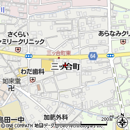 静岡県島田市三ッ合町1314周辺の地図