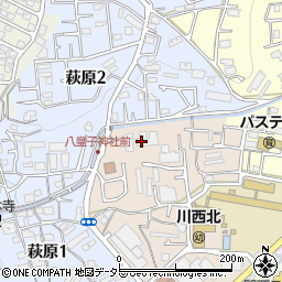 兵庫県川西市丸の内町12周辺の地図
