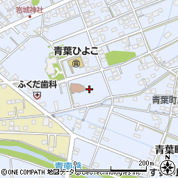 静岡県藤枝市青葉町3丁目7周辺の地図