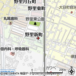 兵庫県姫路市野里新町2-13周辺の地図