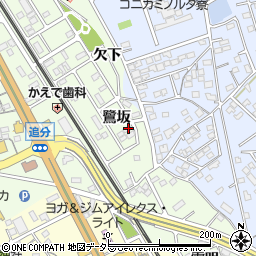 愛知県豊川市御油町鷺坂80周辺の地図