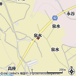 京都府綴喜郡宇治田原町南泉水周辺の地図