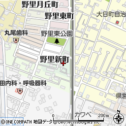 兵庫県姫路市野里新町2-17周辺の地図