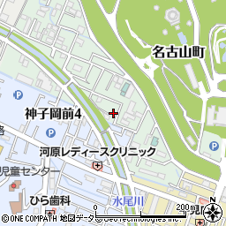 兵庫県姫路市名古山町4-29周辺の地図