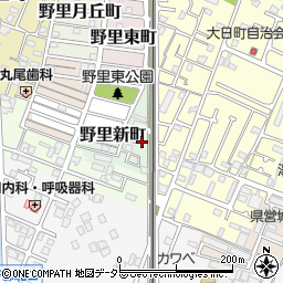 兵庫県姫路市野里新町2-23周辺の地図