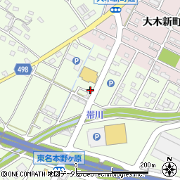 愛知県豊川市本野ケ原4丁目24周辺の地図