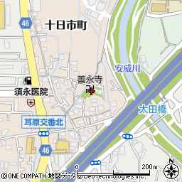 大阪府茨木市十日市町4周辺の地図
