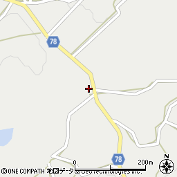 岡山県加賀郡吉備中央町上竹3826周辺の地図