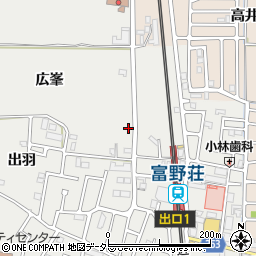 京都府城陽市枇杷庄広峯34周辺の地図