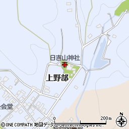 日吉山神社周辺の地図