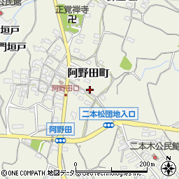 三重県亀山市阿野田町1455周辺の地図