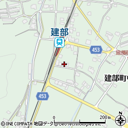 岡山県岡山市北区建部町中田539周辺の地図