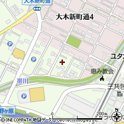 愛知県豊川市本野ケ原4丁目86周辺の地図