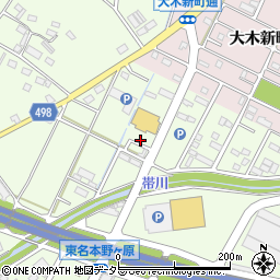 愛知県豊川市本野ケ原4丁目25周辺の地図