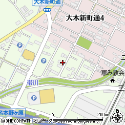 愛知県豊川市本野ケ原4丁目74周辺の地図
