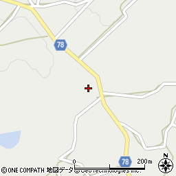 岡山県加賀郡吉備中央町上竹3827周辺の地図