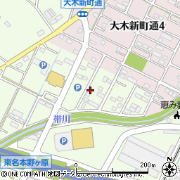 愛知県豊川市本野ケ原4丁目61周辺の地図