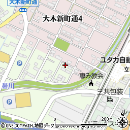 愛知県豊川市本野ケ原4丁目105周辺の地図