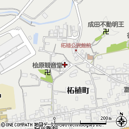 柘植公民館周辺の地図