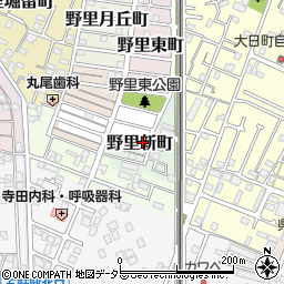 兵庫県姫路市野里新町周辺の地図