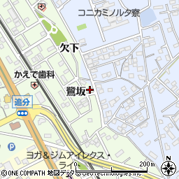 愛知県豊川市御油町鷺坂88周辺の地図