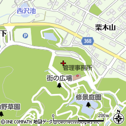 愛知県豊川市御油町遠見山周辺の地図