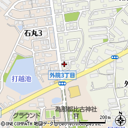 大阪府箕面市外院3丁目13-11周辺の地図