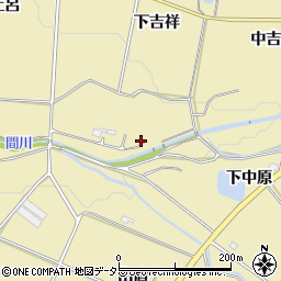 愛知県豊橋市石巻萩平町下吉祥周辺の地図
