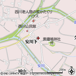 愛知県豊橋市石巻西川町安川下6周辺の地図