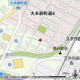 愛知県豊川市本野ケ原4丁目104周辺の地図
