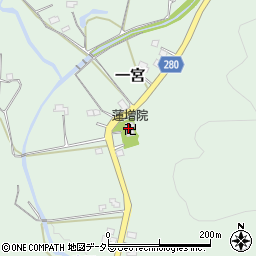 天台宗　蓮増院周辺の地図