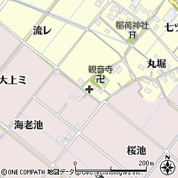 愛知県西尾市長縄町玉屋9周辺の地図