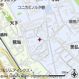 愛知県豊川市八幡町大宝山19-1周辺の地図