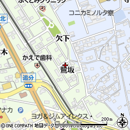 愛知県豊川市御油町鷺坂85周辺の地図