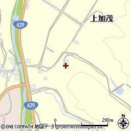 岡山県加賀郡吉備中央町上加茂1954周辺の地図