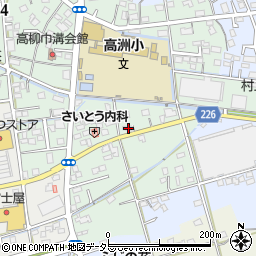 静岡県藤枝市高柳1304周辺の地図