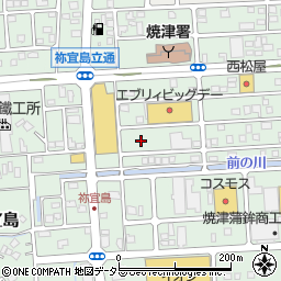 ＤＣＭ焼津店駐車場周辺の地図