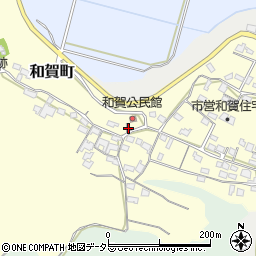 三重県亀山市和賀町周辺の地図