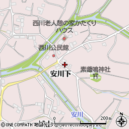 愛知県豊橋市石巻西川町安川下周辺の地図
