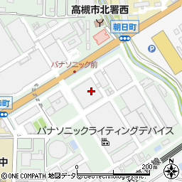 大阪府高槻市幸町周辺の地図