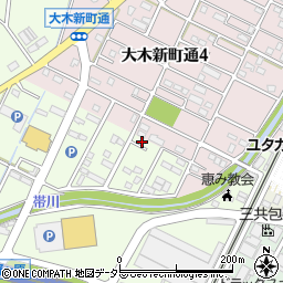 愛知県豊川市本野ケ原4丁目80周辺の地図
