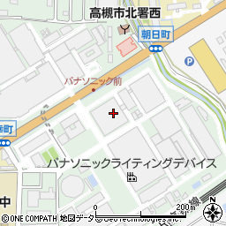 大阪府高槻市幸町周辺の地図