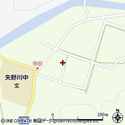 兵庫県相生市若狭野町寺田221周辺の地図